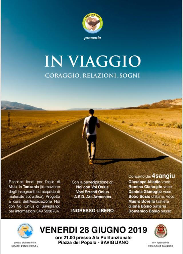 28 giugno 2019: Spettacolo "In viaggio"