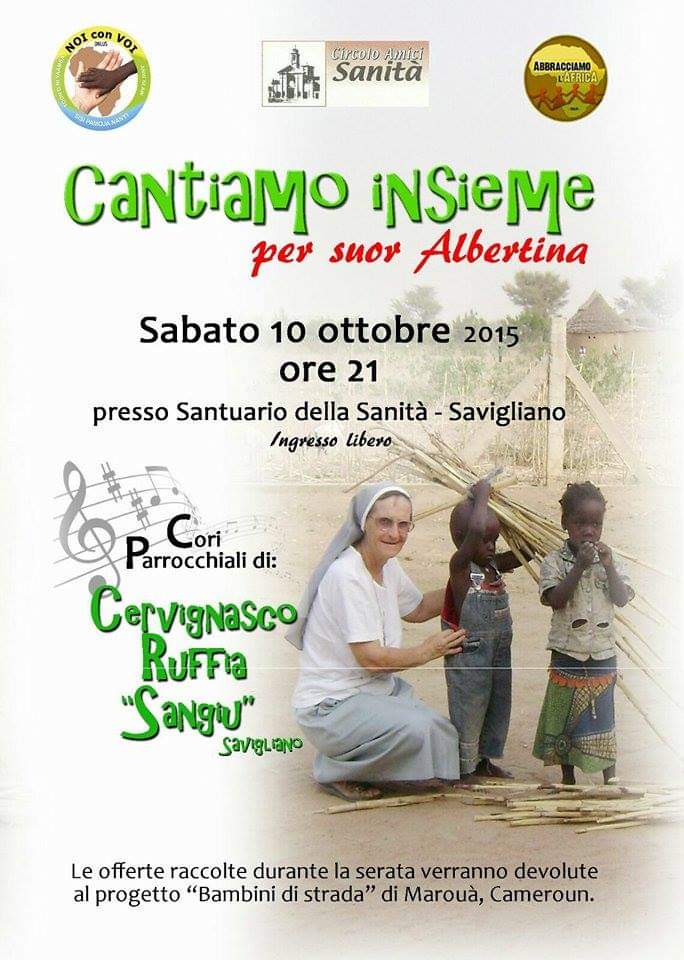 Ottobre 2015: Serata di canti Corali al Santuario della Sanità