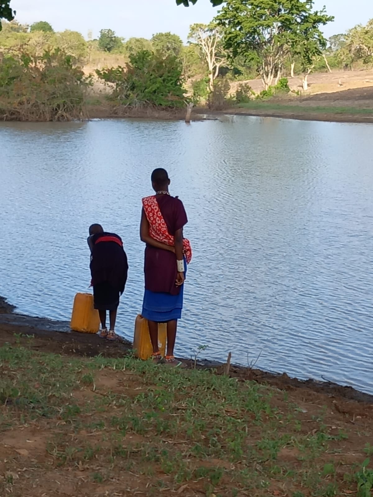 2022: Realizzazione invaso per raccolta acqua piovana - Villaggio Masai di Kwamadule